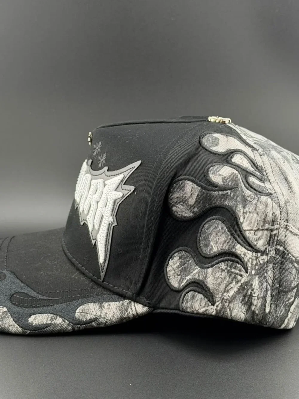 Sayonara Embellished Black Baseball Cap